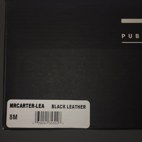 Mens Public Opinion Leather Oxford shoes black sz8 - Picture 5 of 5